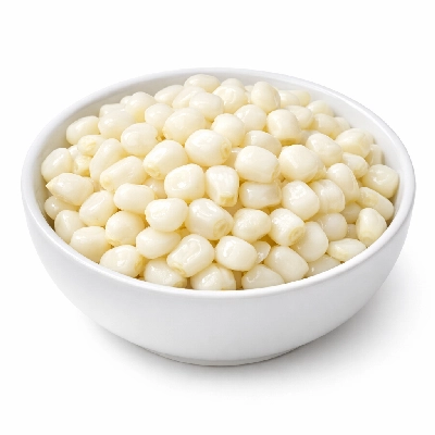 Corn sweet white frozen kernels cut off cob boiled drained without salt