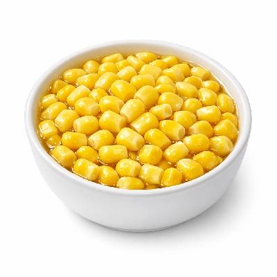 Corn sweet yellow canned no salt added solids and liquids