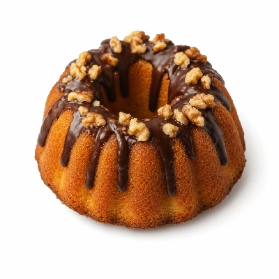 Corner Bakery Cafe Banana Walnut Chocolate Baby Bundt