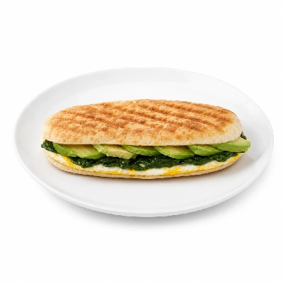 Corner Bakery Cafe Breakfast Sandwiches Power Panini Thin Avocado & Spinach Whole Eggs