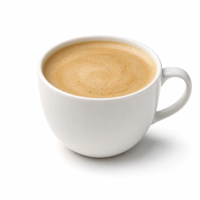 Corner Bakery Cafe Hot Beverages 16 Oz. Caramel Latte Nonfat
