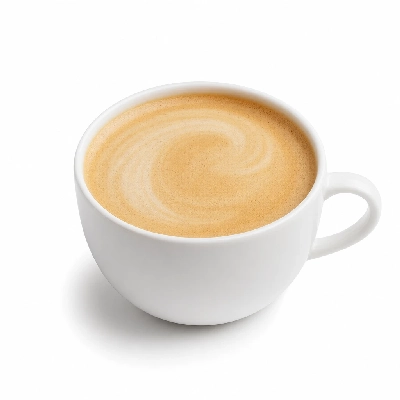 Corner Bakery Cafe Hot Beverages 20 Oz. Caramel Latte Nonfat