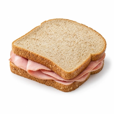 Corner Bakery Cafe Kids' Menu Ham Sandwich on Harvest Bread Whole
