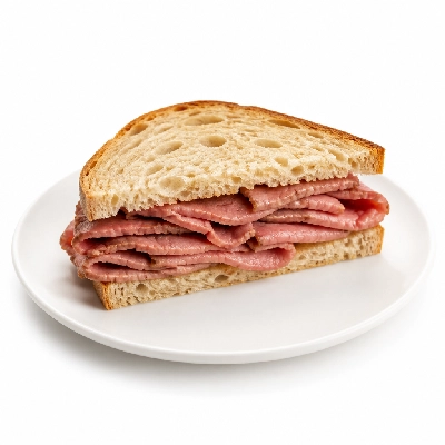 Corner Bakery Cafe Mom's Sandwiches Roast Beef on Sourdough Bread Half