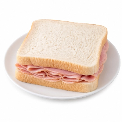 Corner Bakery Cafe Mom's Sandwiches Smoked Ham on White Bread Whole