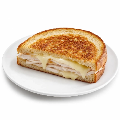 Corner Bakery Cafe Panini Turkey Monterey on Sourdough Half