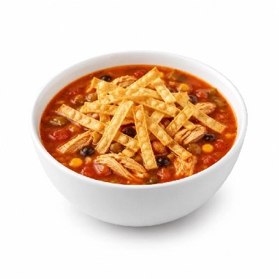 Corner Bakery Cafe Soups Zesty Chicken Tortilla with Strips Cup