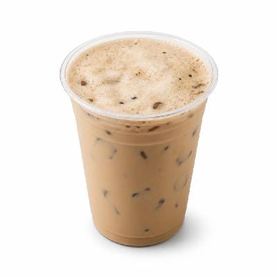 Costa Coffee Iced Cappuccino Made with Soya Milk Medio Takeaway
