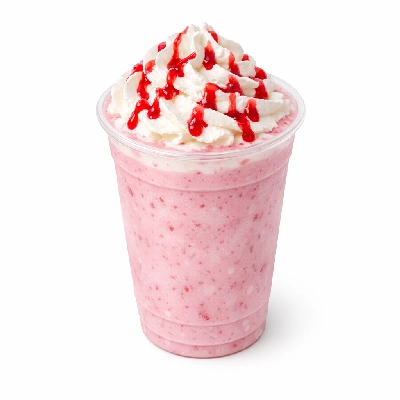 Costa Creamy Coolers Raspberry and White Chocolate Made with Skimmed Milk Medio Both