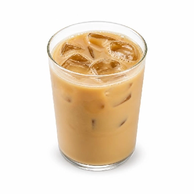 Costa Drinks Coffee Iced Caramel Latte Made with Soya Milk Primo