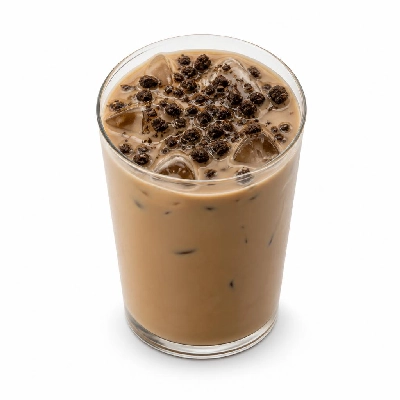 Costa Drinks Coffee Iced Chocolate Cookie Latte Made with Skimmed Milk Medio