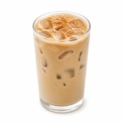 Costa Drinks Coffee Iced Cinnamon Latte Made with Skimmed Milk Massimo