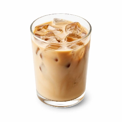 Costa Drinks Coffee Iced Cinnamon Latte Made with Skimmed Milk Medio