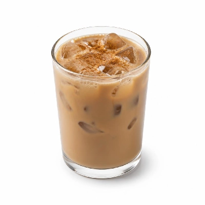 Costa Drinks Coffee Iced Cinnamon Latte Made with Soya Milk Massimo