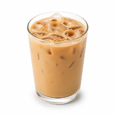 Costa Drinks Coffee Iced Cinnamon Latte Made with Soya Milk Medio