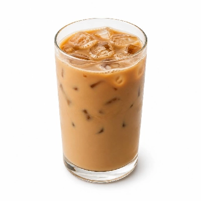 Costa Drinks Coffee Iced Gingerbread Latte Made with Skimmed Milk Massimo