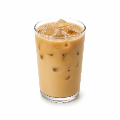 Costa Drinks Coffee Iced Hazelnut Latte Made with Skimmed Milk Massimo