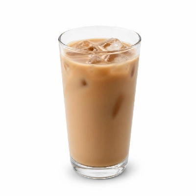 Costa Drinks Coffee Iced Hazelnut Latte Made with Skimmed Milk Primo