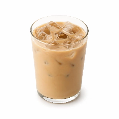 Costa Drinks Coffee Iced Hazelnut Latte Made with Soya Milk Primo