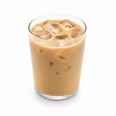 Costa Drinks Coffee Iced Vanilla Latte Made with Full Fat Milk Medio