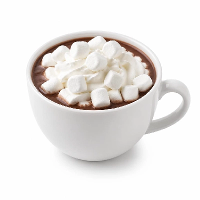 Costa Drinks Hot Chocolate with Marshmallows & Whipped Cream Made with Skimmed Milk Massimo