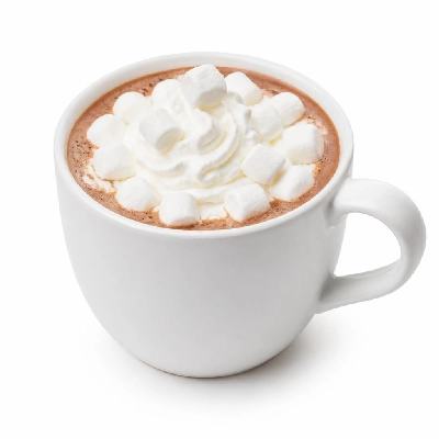 Costa Hot Chocolate with Marshmallows and Whipped Cream Made with Skimmed Milk Medio Dine In