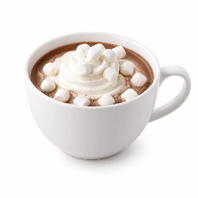 Costa Hot Chocolate with Marshmallows and Whipped Cream Made with Skimmed Milk Medio Takeaway