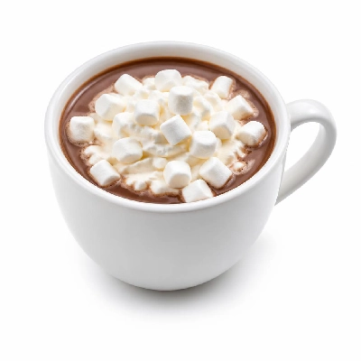 Costa Hot Chocolate with Marshmallows and Whipped Cream Made with Whole Milk Medio Dine In