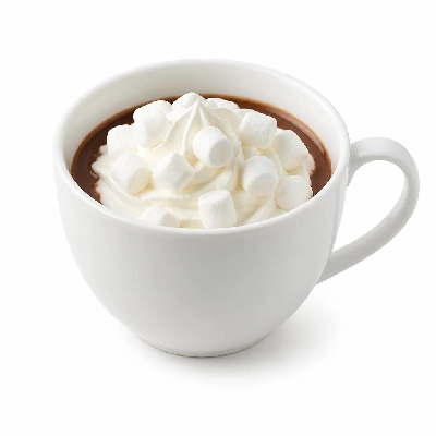 Costa Hot Chocolate with Marshmallows and Whipped Cream Made with Whole Milk Medio Takeaway