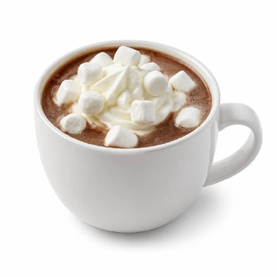 Costa Hot Chocolate with Marshmallows and Whipped Cream Made with Whole Milk Primo Takeaway