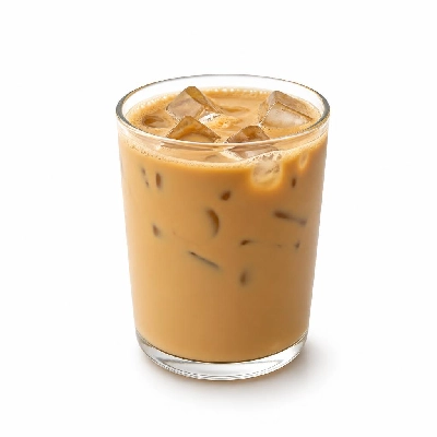 Costa Iced Coffee Speciality Latte Caramel Made with Soya Milk Primo Both