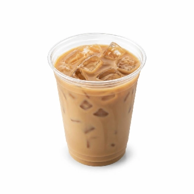 Costa Iced Coffee Speciality Latte Gingerbread Sugar Free Syrup Made with Skimmed Milk Primo Both