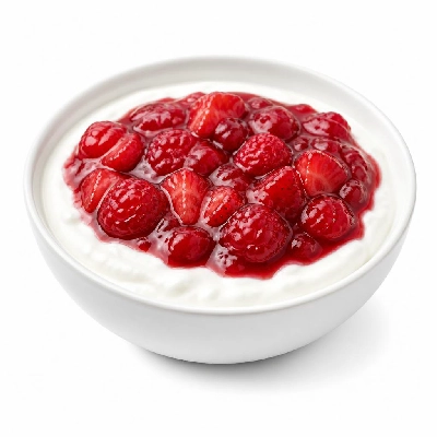 Costa Low Fat Greek Style Yogurt with Raspberry and Strawberry Compote