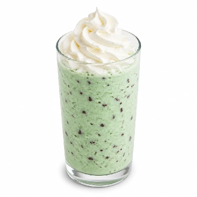 Costa Mint Choc Chip Frappe with Whipped Cream Medium