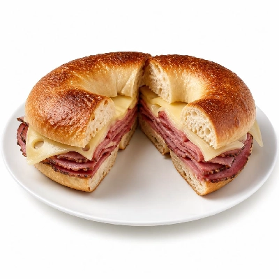 Costa Pastrami & Emmenthal Bagel