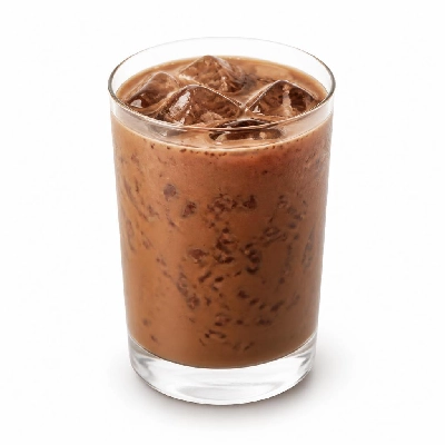 Costa Poured over Ice Double Choc Cookie Mocha Cooler Made with Whole Milk Primo Both