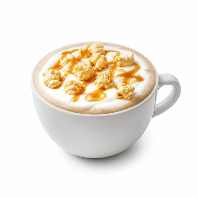 Costa Specialty Drinks Popcorn Cappuccino Made with Skimmed Milk Massimo Dine In