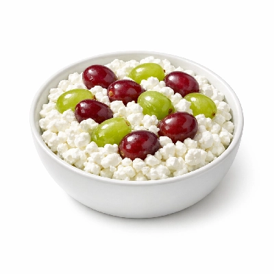 Cottage Cheese & Grapes