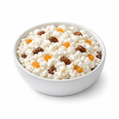 Cottage Cheese with Dried Fruit