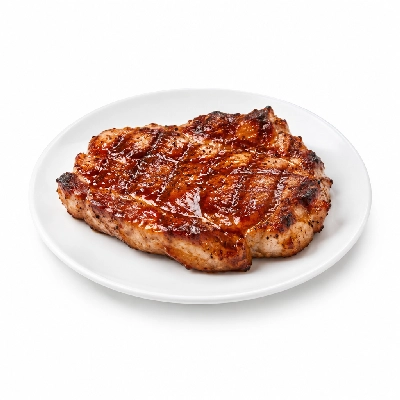 Country Buffet Entrees Grilled BBQ Pork Steak