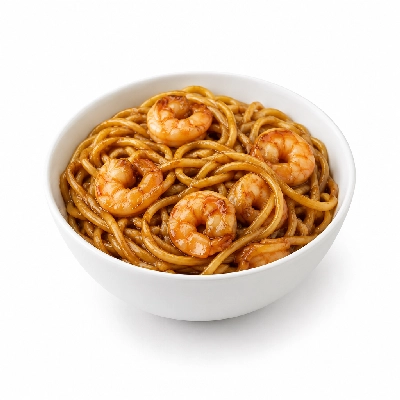 Country Buffet Entrees Mongolian Shrimp with Noodles