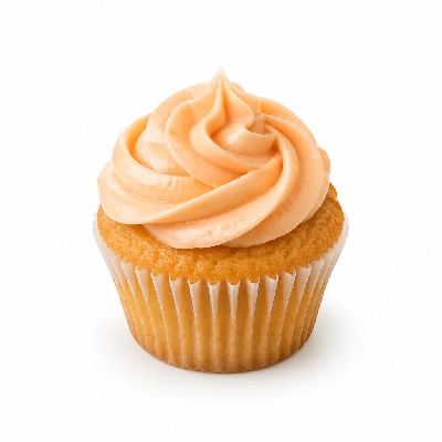 Country Buffet Peach Cupcake