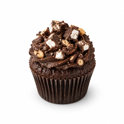 Country Buffet Rocky Road Cupcake