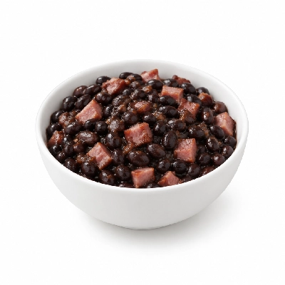 Country Buffet Taco Bar Black Beans with Ham