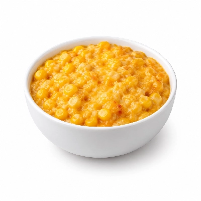 Country Pride Baked Hominy and Cheese