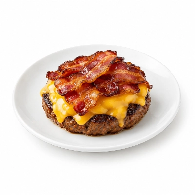 Country Pride Burger Third Pound Steak with Bacon and Cheese