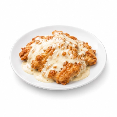 Country Pride Fried Pork Loin Fritters Alfredo