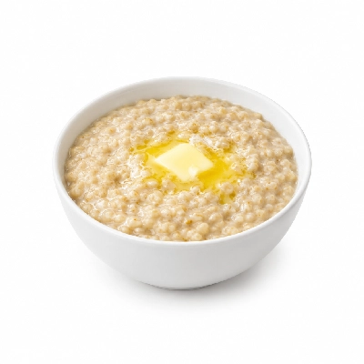 Country Pride Hot Cereal Oatmeal with Milk and Butter