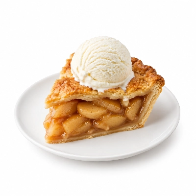 Country Pride No Sugar Added Apple Pie à La Mode