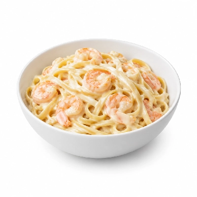 Country Pride Pasta Alfredo with Shrimp